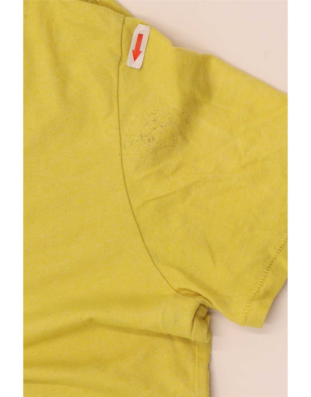 Camiseta masculina Tommy Hilfiger Top médio algodão amarelo