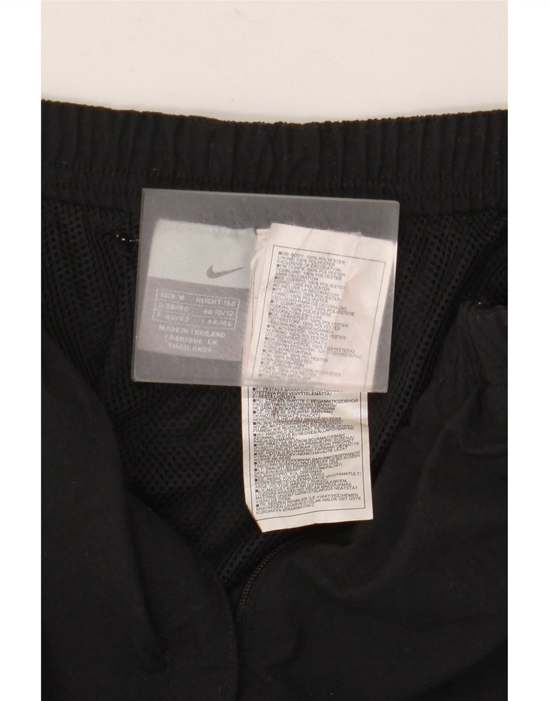 Calça Capri Feminina Nike UK 10/12 Médio Preto Colorblock Poliéster