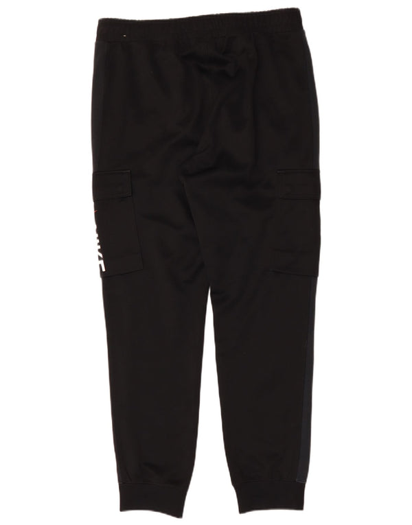 Nike masculino gráfico cargo calças de treino joggers médio preto algodão