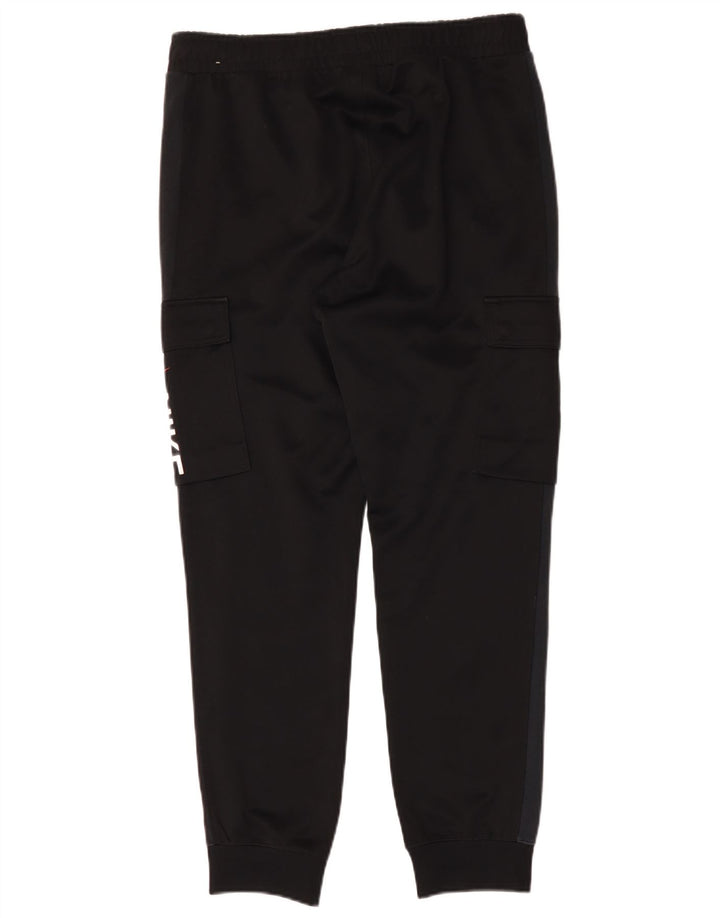 Nike masculino gráfico cargo calças de treino joggers médio preto algodão