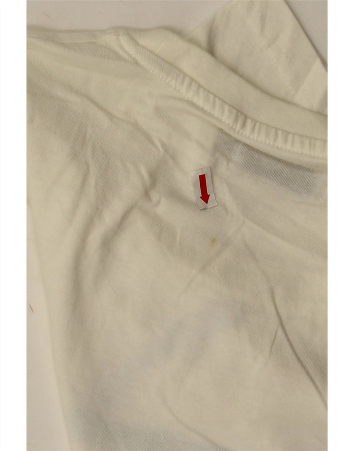 Camiseta masculina JACK & JONES grande algodão listrado branco