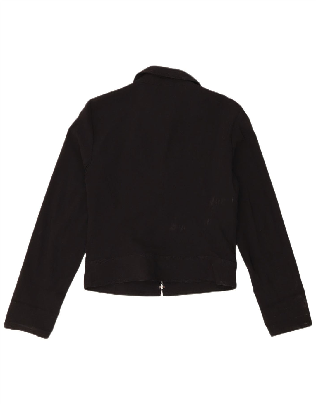 Jaqueta bomber feminina Zara Reino Unido 14 grande viscose preta
