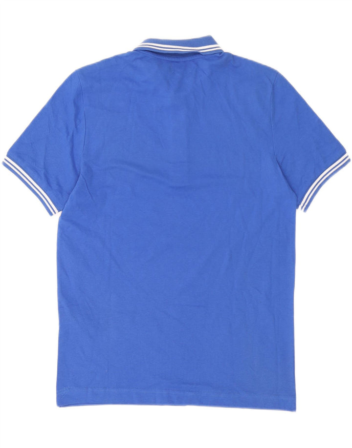 Camisa polo masculina Kappa algodão azul médio