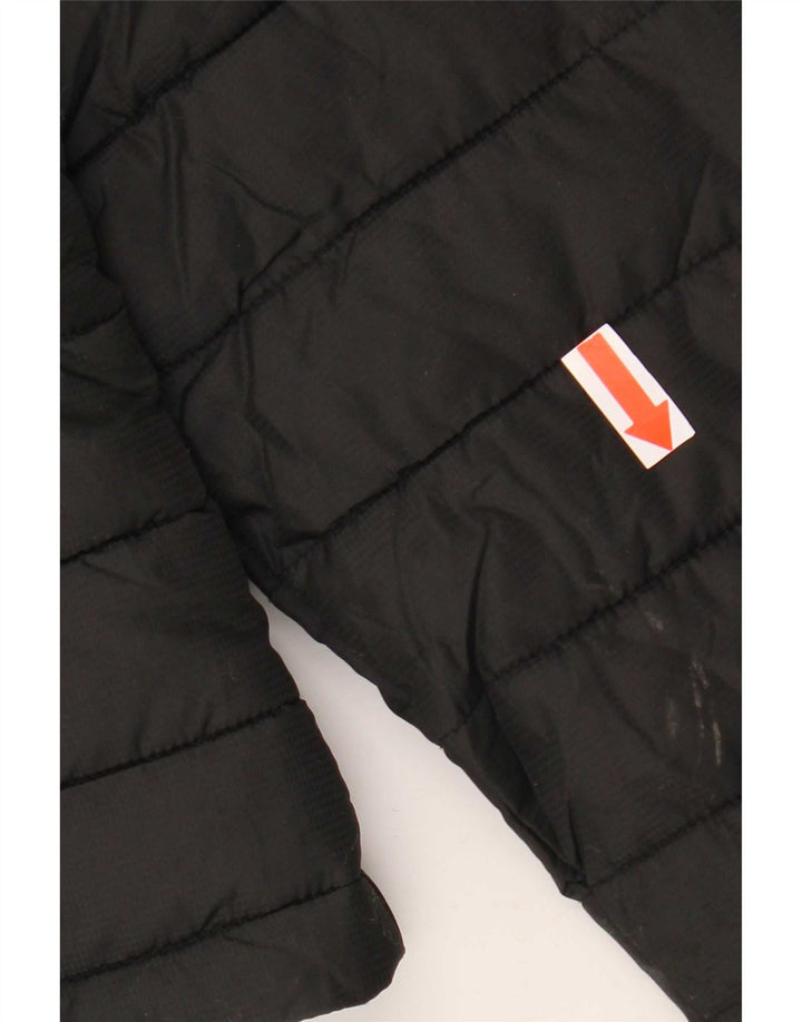 Jaqueta acolchoada feminina Superdry Reino Unido 8 poliéster preto pequeno