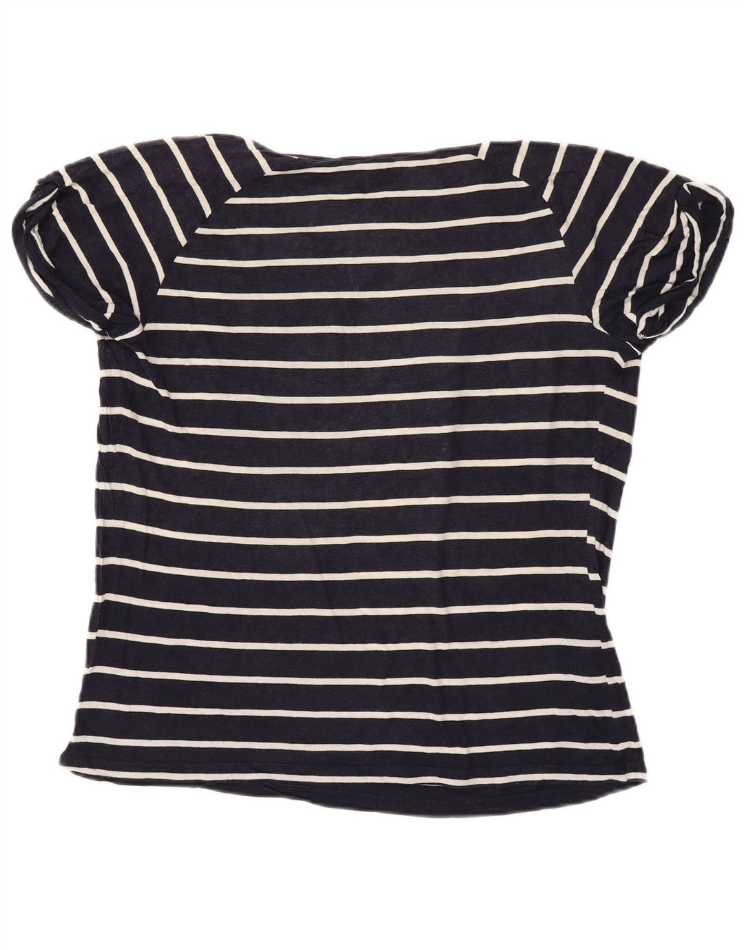 Camiseta feminina TOMMY HILFIGER UK 14 médio listrado azul marinho