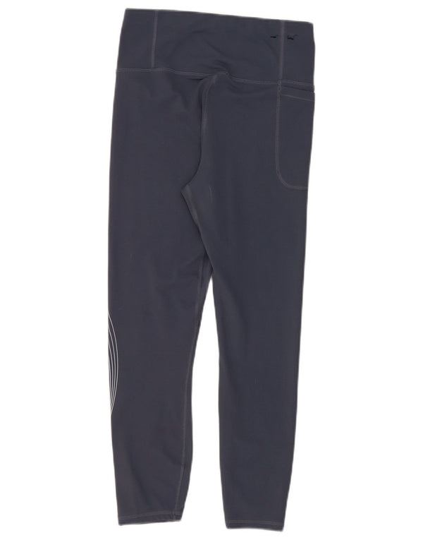 Under Armour Womens Graphic Crop Leggings Reino Unido 12 Poliéster Azul Médio