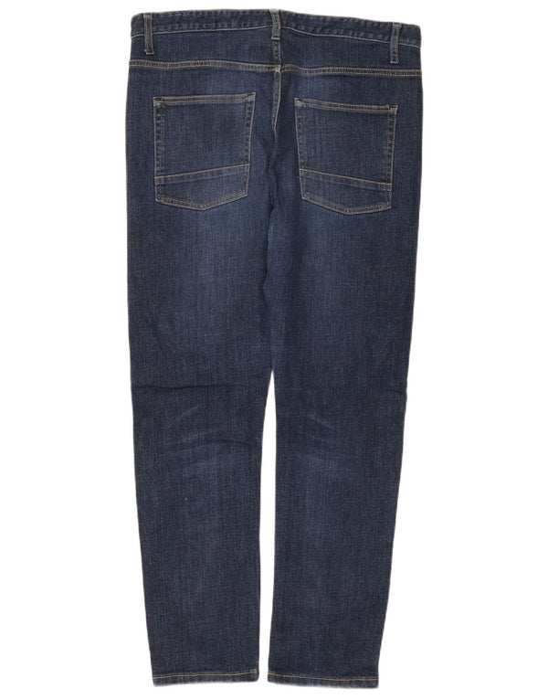 Benetton Jeans Slim Feminino W34 L28 Azul