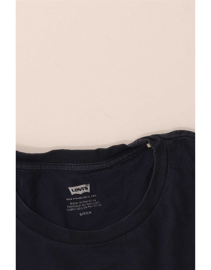 Camiseta gráfica masculina Levi's pequena azul marinho
