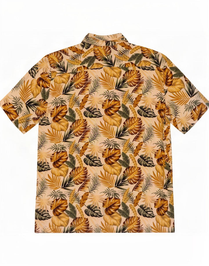 Camisa masculina havaiana de manga curta Tessentials grande floral multicolorida