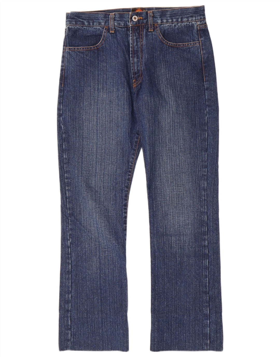 Jeans retos femininos ENERGIE W33 L30 algodão azul