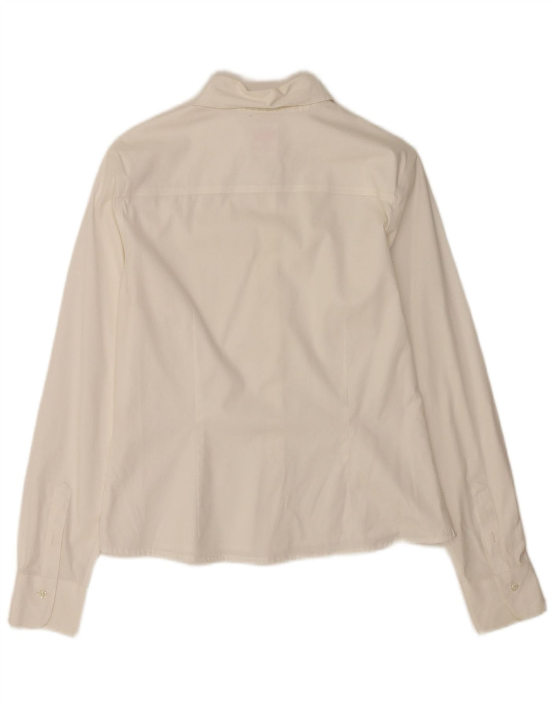 Camisa feminina Brooks Brothers sob medida US 6 algodão branco médio