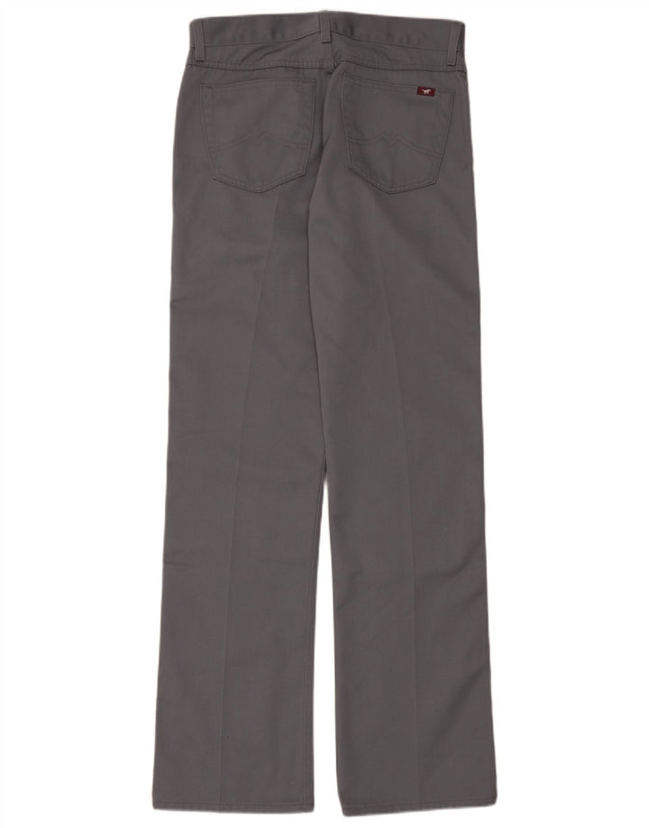 Calça casual masculina Mustang Bootcut W33 L34 poliéster cinza