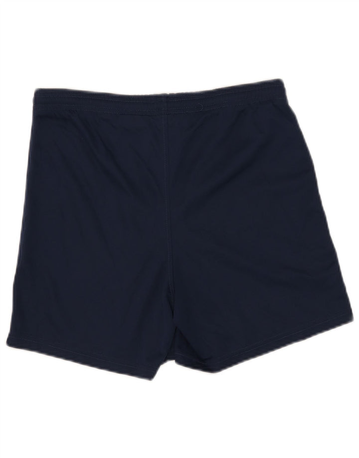 Shorts esportivos Nike Boys 12-13 anos grandes poliéster azul marinho