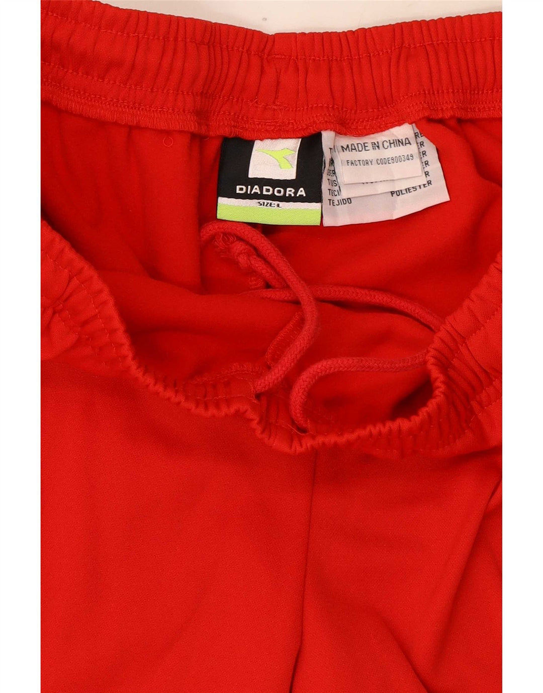 Bermuda masculina Diadora Sport Shorts grande poliéster colorblock vermelho