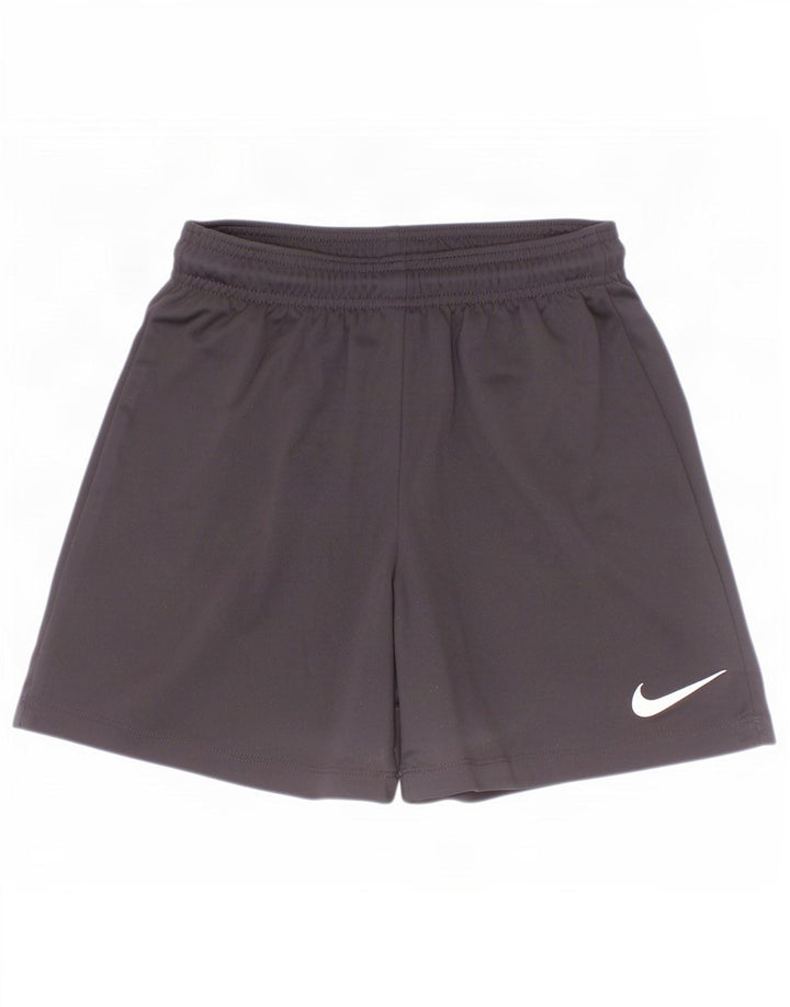 Shorts esportivos Nike Boys Dri Fit 8-9 anos pequenos pretos poliéster