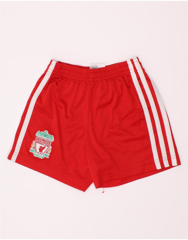 Adidas meninos Liverpool Graphic Sport Shorts 3-4 anos poliéster vermelho