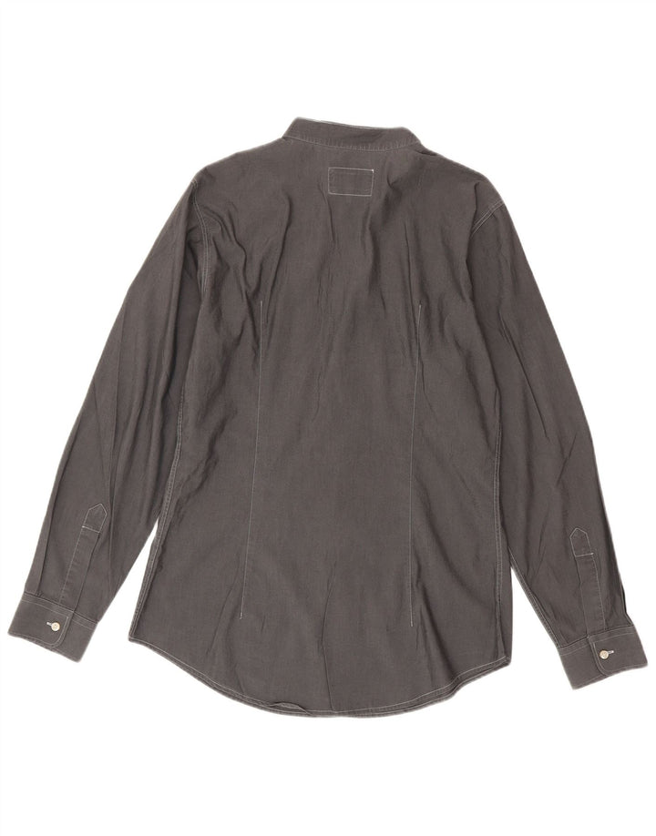 Camisa masculina Armani Jeans grande cinza