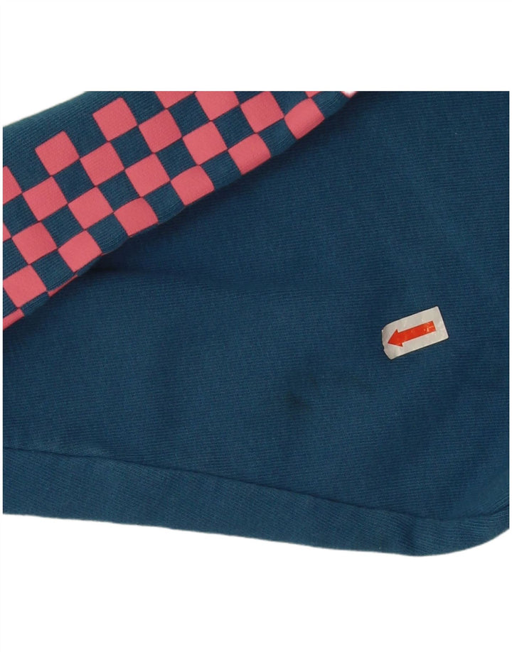 Vans Mens Graphic Moletom Jumper Médio Azul Algodão