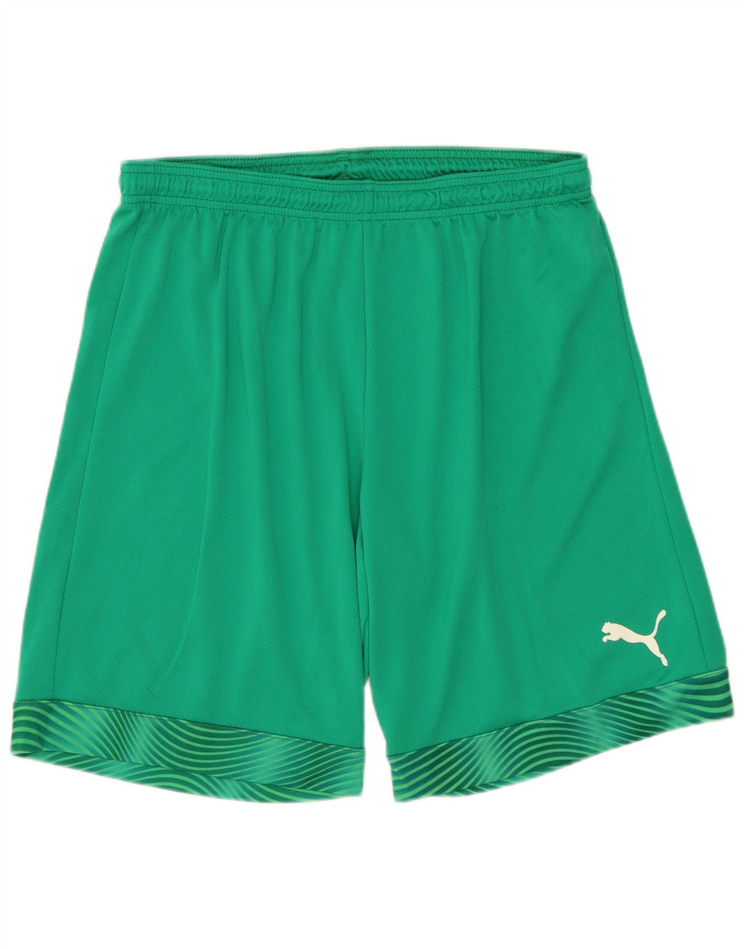 PUMA Mens Sport Shorts Grande Poliéster Geométrico Verde