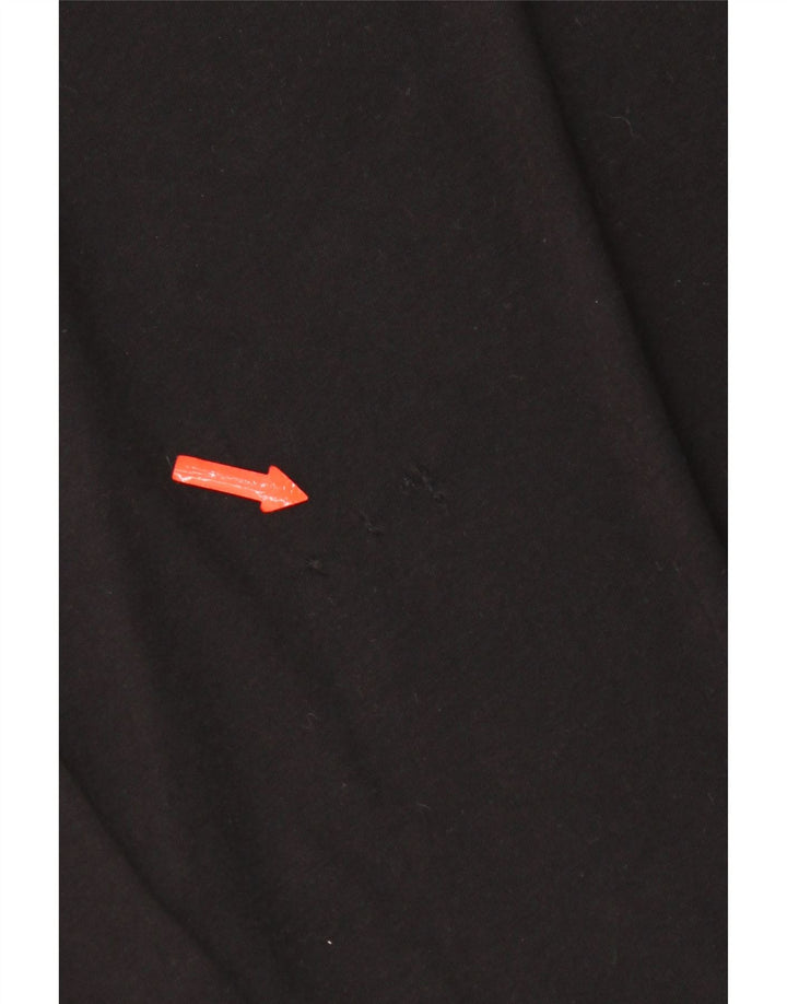 Top de colete gráfico feminino Benetton UK 14 médio preto borboleta
