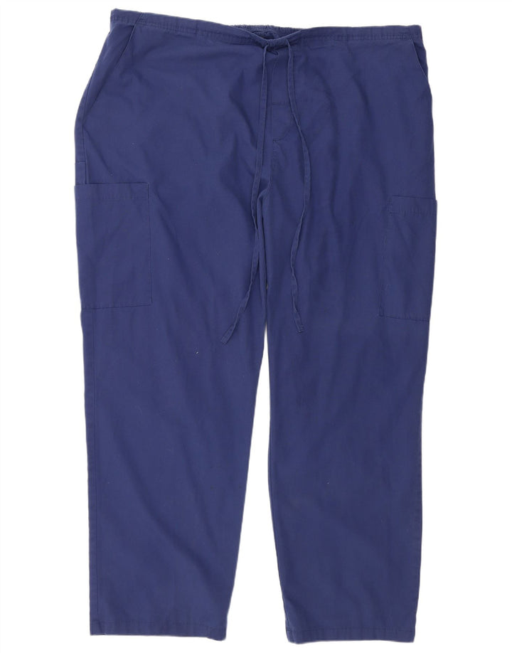 Calça cargo reta masculina DICKIES 3XL W48 L30 poliéster azul