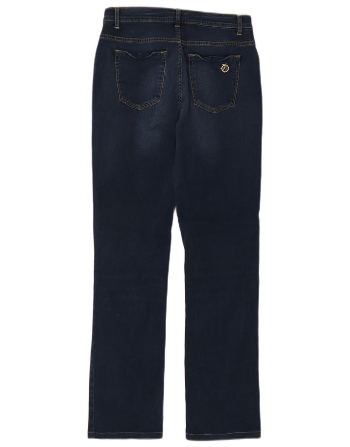 Jeans retos femininos TRUSSARDI W28 L29 algodão azul