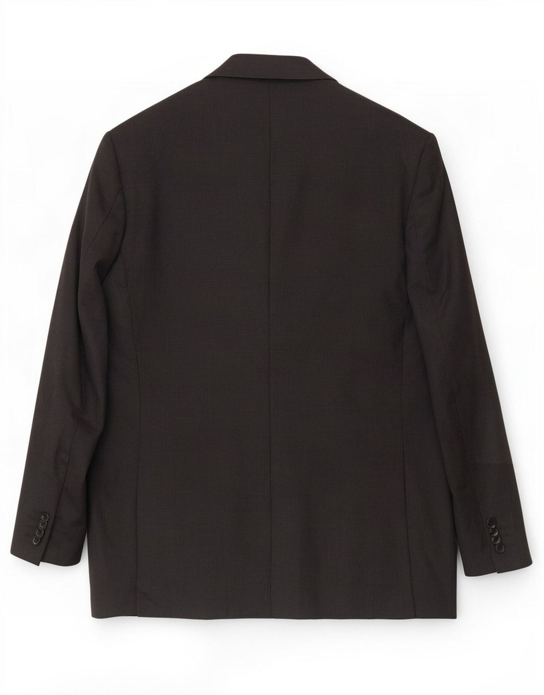 Jaqueta blazer masculina de 2 botões Loro Piana IT 48 lã virgem preta média