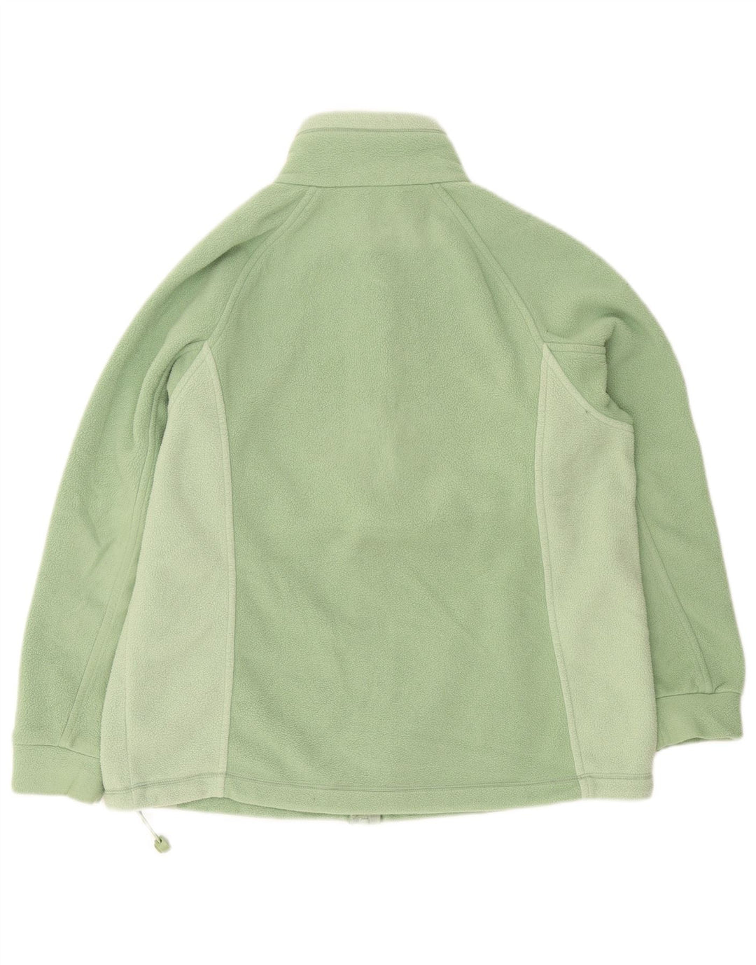 Jaqueta de lã feminina Marks & Spencer UK 14 grande bloco colorido verde