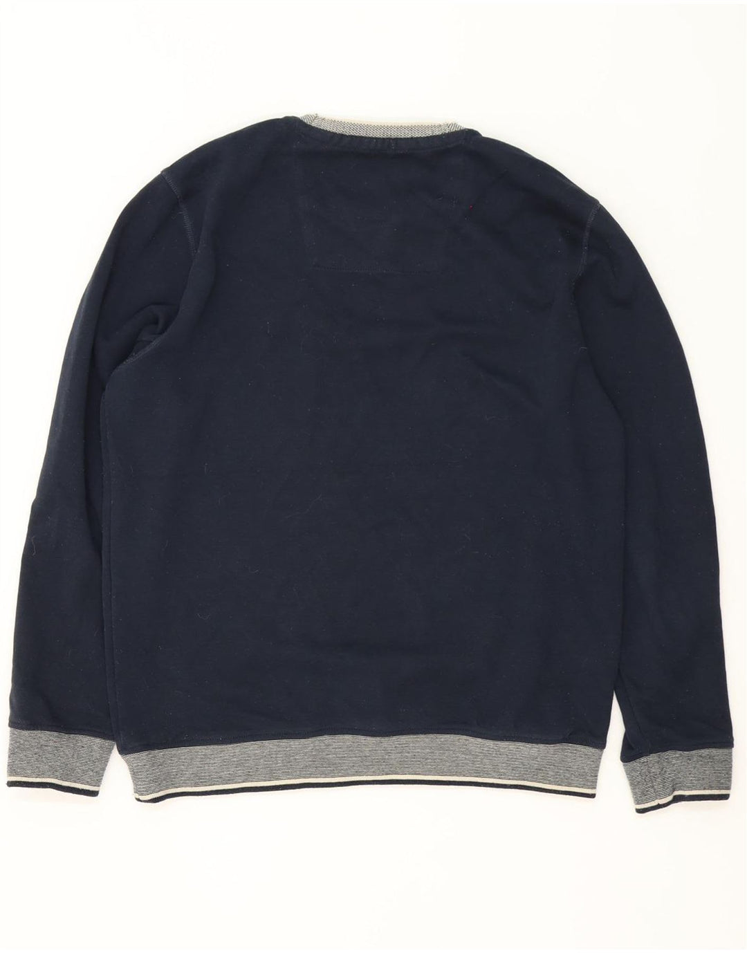 Crew Clothing Mens Moletom Jumper Grande Poliéster Colourblock Azul Marinho