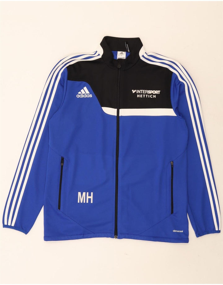Adidas Mens Climacool Graphic Tracksuit Top Jaqueta Azul Médio Colourblock