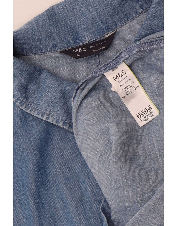 Macacão feminino Marks & Spencer UK 16 grande azul Lyocell