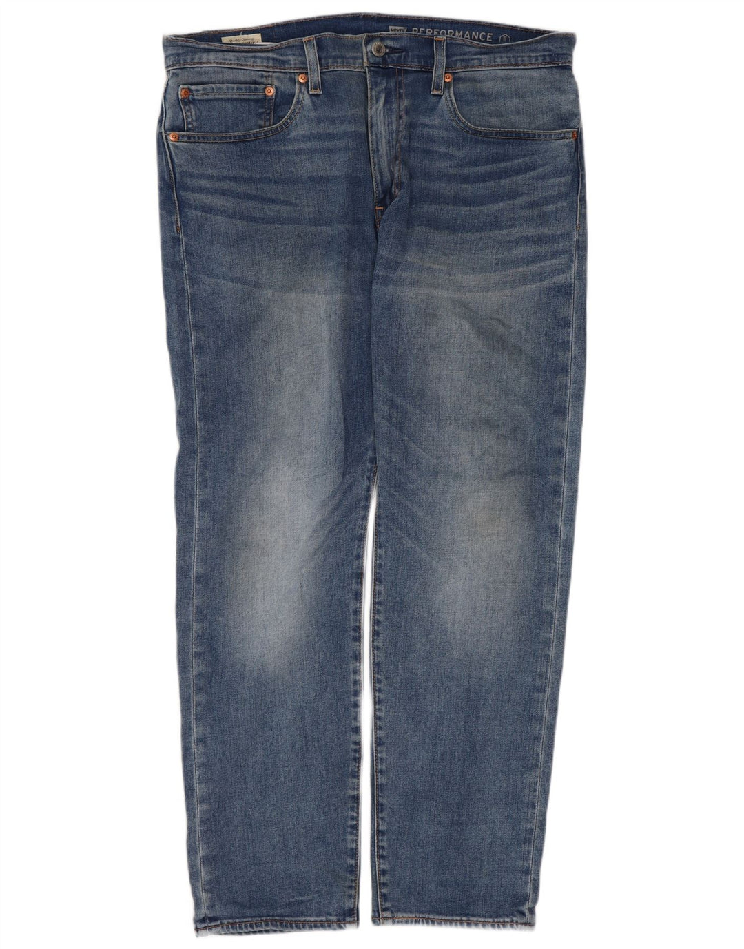 Levi's Masculino 502 Straight Jeans W34 L30 Azul Algodão