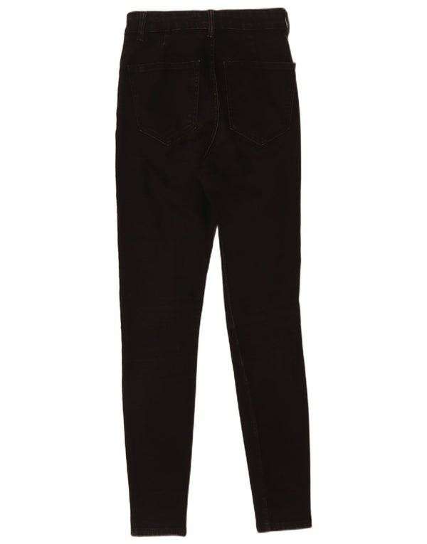 Zara Womens High Rise Skinny Jeans EU 36 XS W26 L29 Black