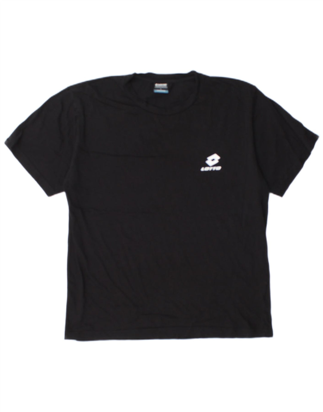 Camiseta masculina Lotto Top grande de algodão preto