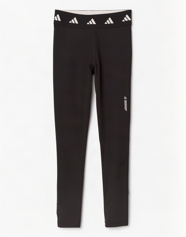 Leggings Adidas Aeroready Graphic Femininas UK 8/10 Pequenas Pretas