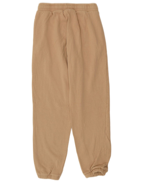 ADIDAS Womens Tracksuit Pants Joggers UK 8 Pequeno Bege