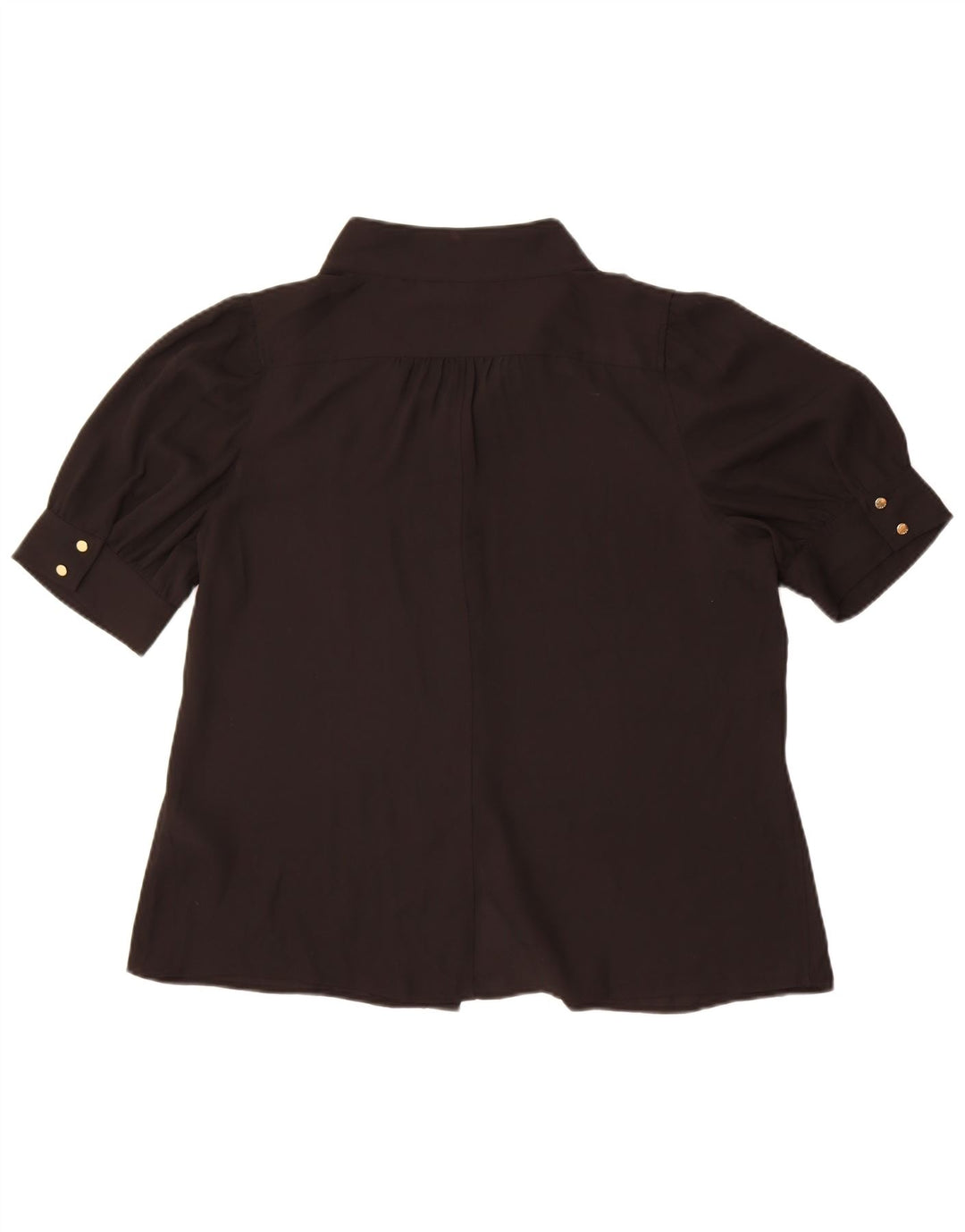 Blusa feminina de manga curta Dkny UK 18 XL poliéster preto