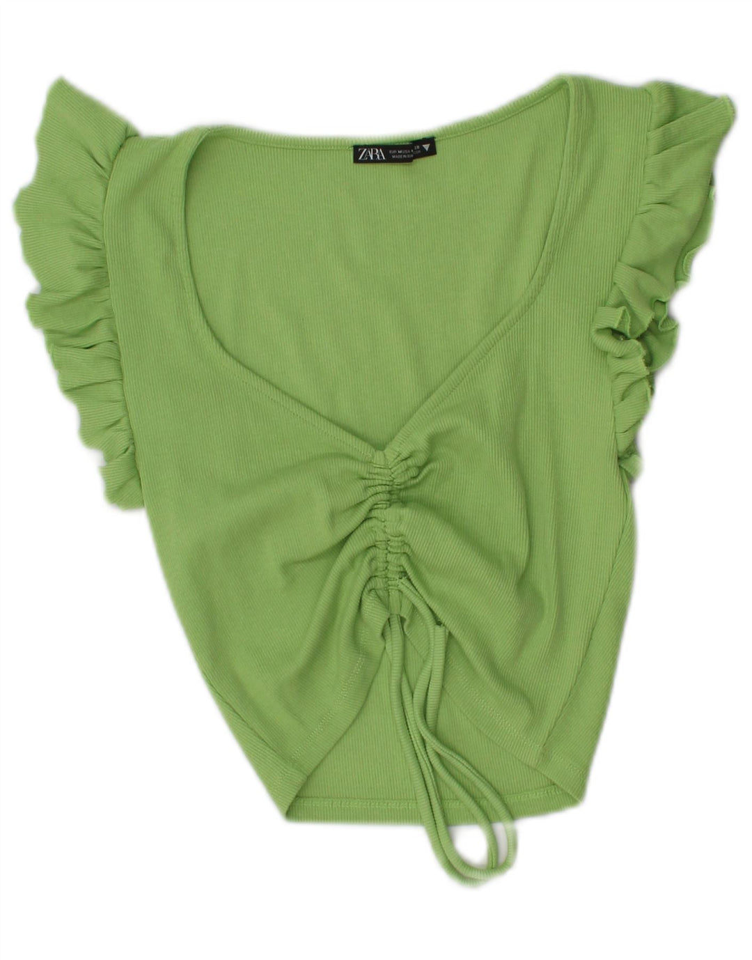 Blusa feminina Zara Top UK 12 verde médio