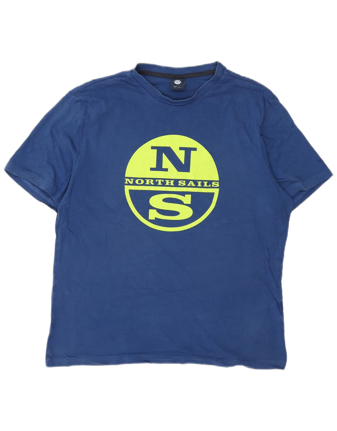 Camiseta gráfica masculina NORTH SAILS pequena azul