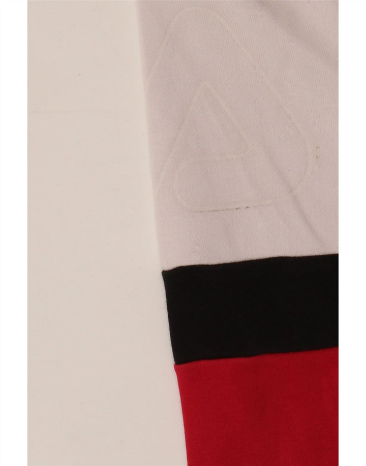 FILA Moletom Masculino Gráfico Jumper Pequeno Multicolorido Colorblock Algodão