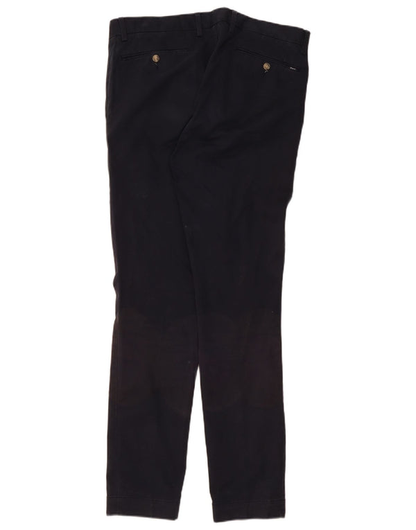 Calça masculina Polo Ralph Lauren Slim Fit W34 L32 Azul Marinho Algodão