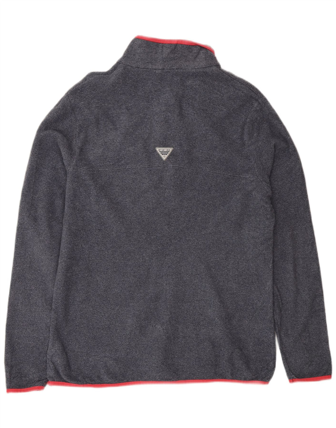 Columbia Suéter feminino de lã com gola redonda e botão UK 18 XL cinza poliéster