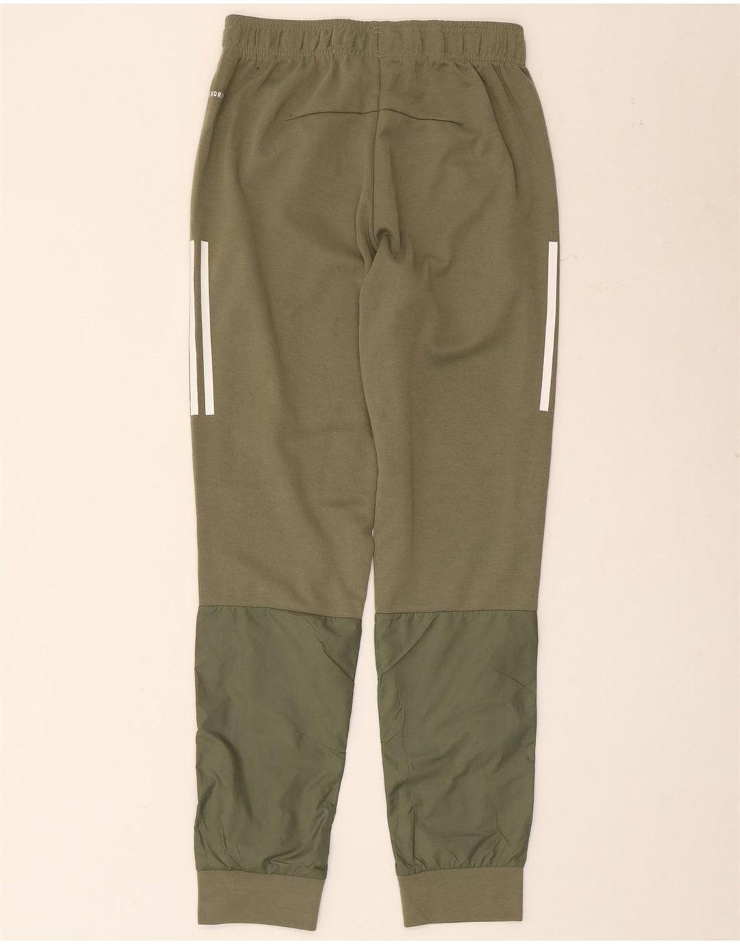 ADIDAS Mens Aeroready Calças de treino Joggers Pequenos Cáqui Poliéster