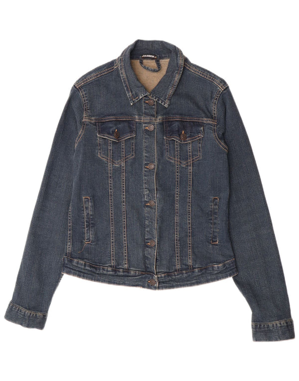 Jaqueta jeans Rainbow Girls Seattle 13-14 anos 2XL algodão azul