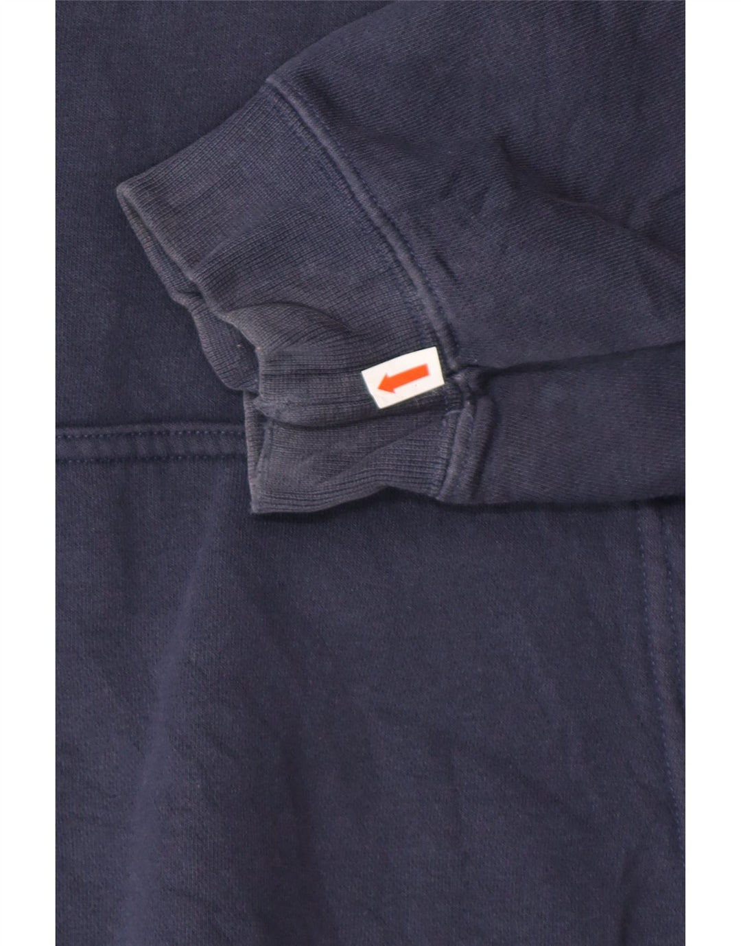 NIKE Mens Hoodie Jumper Grande Algodão Azul Marinho