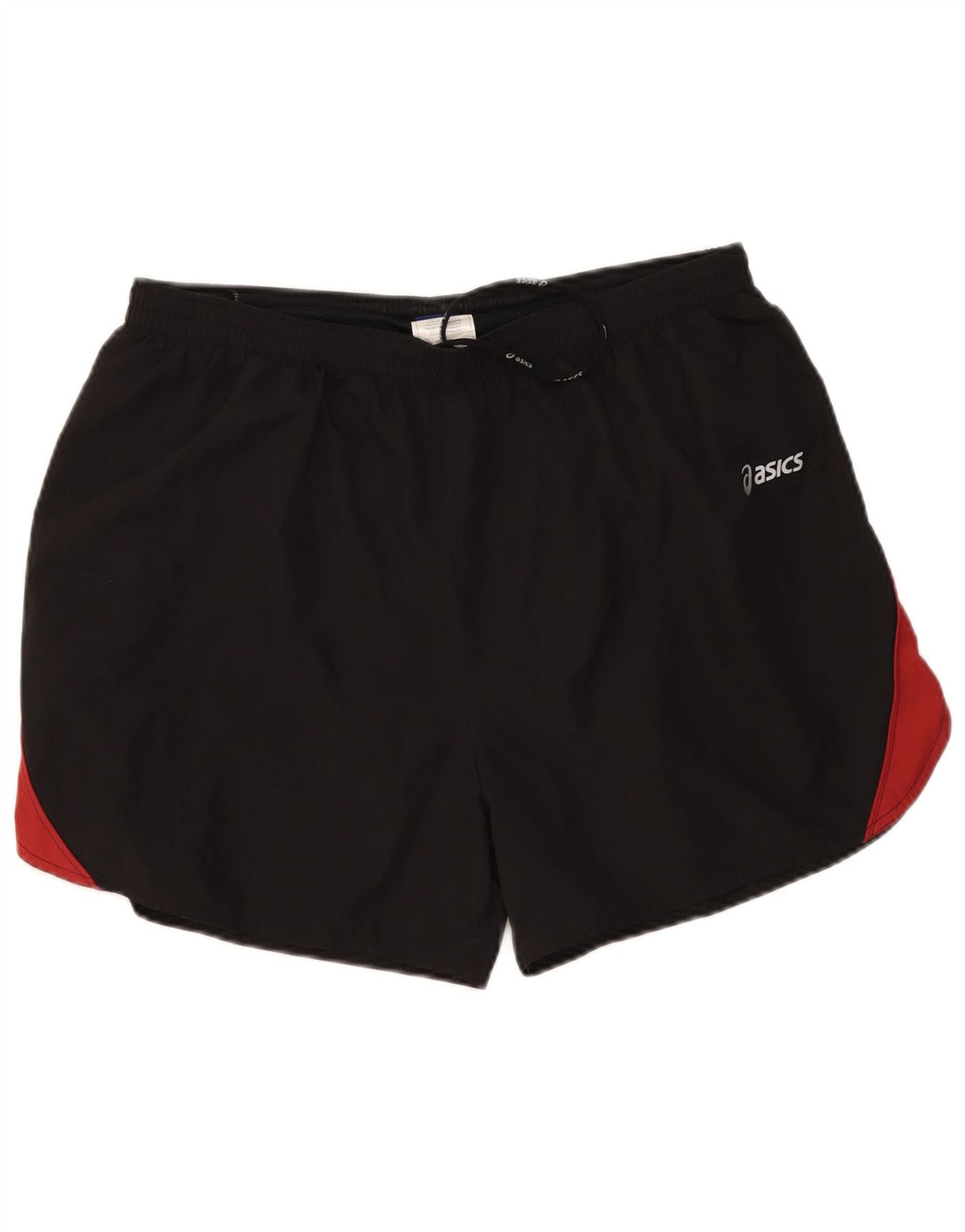 Shorts esportivos masculinos Asics 2XL poliéster colorblock preto