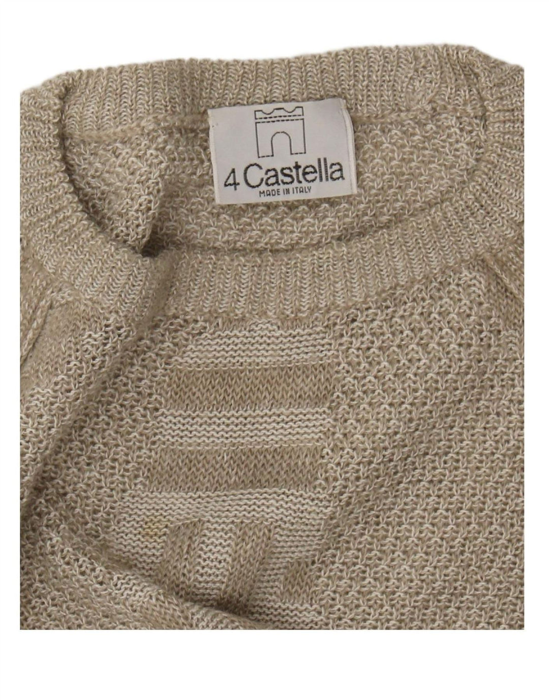 4 Suéter masculino CASTELLA com gola redonda XL cinza geométrico