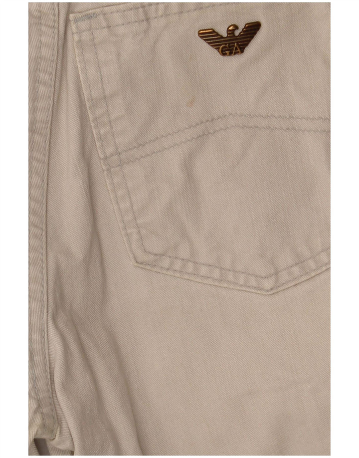 Calça jeans feminina Armani W27 L26 algodão cinza