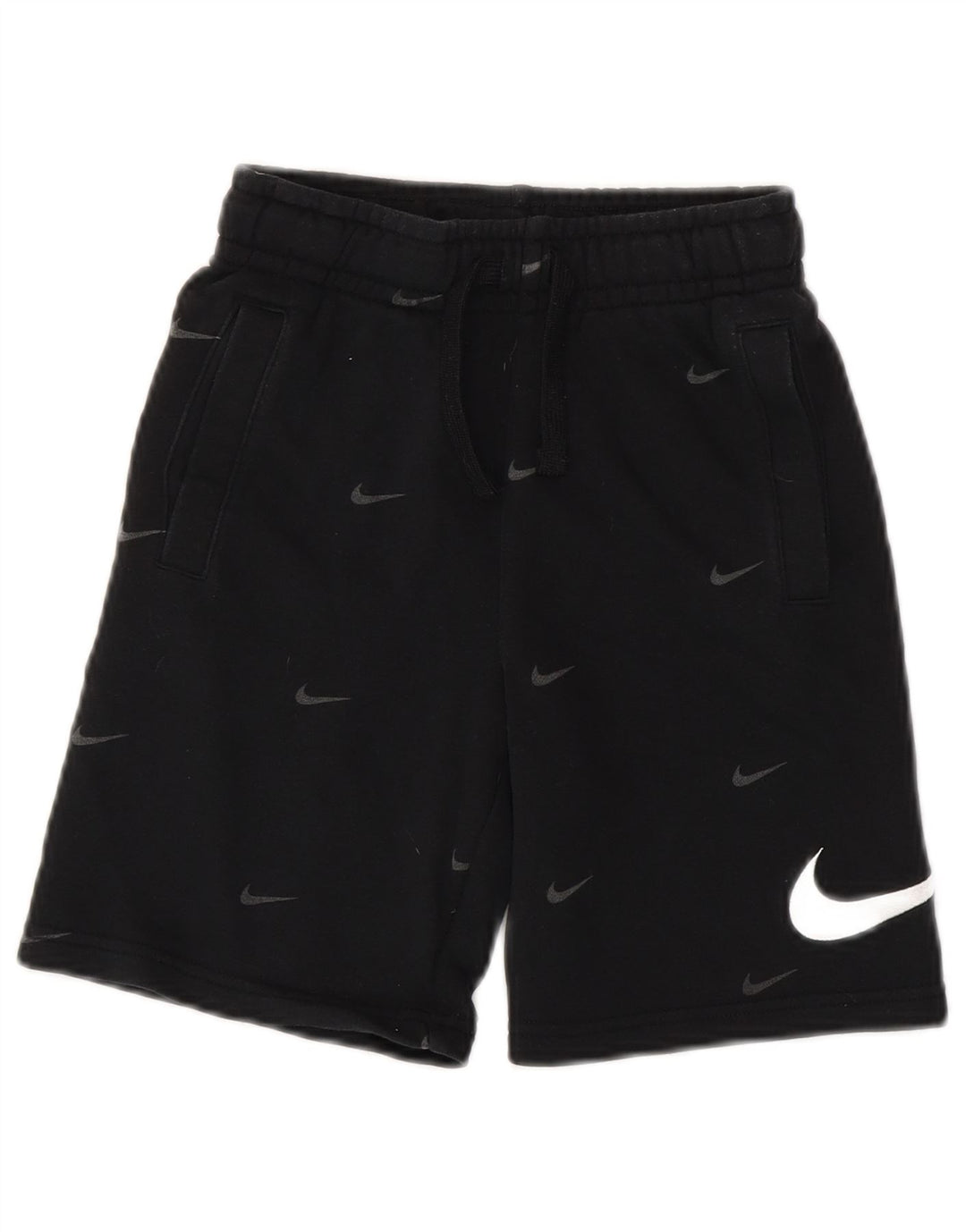 Shorts esportivos gráficos NIKE para meninos de 8 a 9 anos, pequeno, preto, algodão