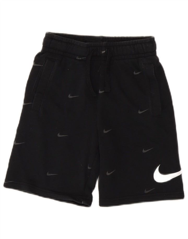 Shorts esportivos gráficos NIKE para meninos de 8 a 9 anos, pequeno, preto, algodão